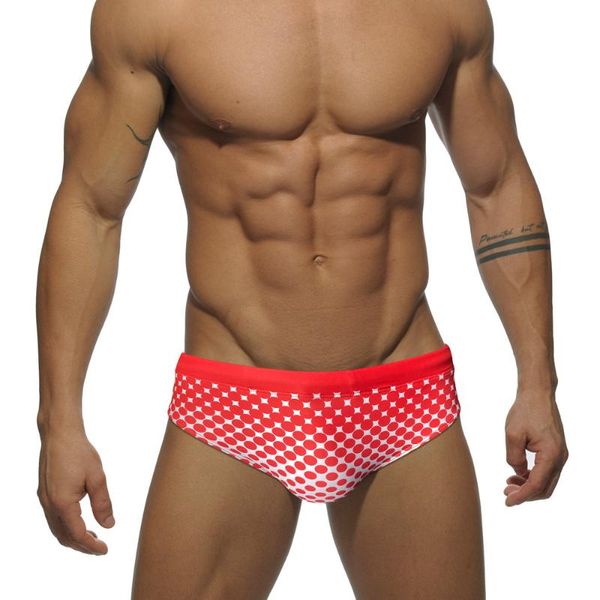 Damen-Badebekleidung, Y61, rote Punkte, sexy, niedrige Taille, eng, für Männer, Surfen, Schwimmen, Strand, Shorts, Bikinis, Pool, Badehose, Slips, Badeanzüge