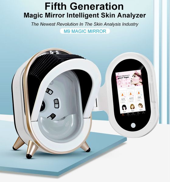 

result generation skin analysis 3d magic mirror intelligent face analyzer beauty machine facial equipment