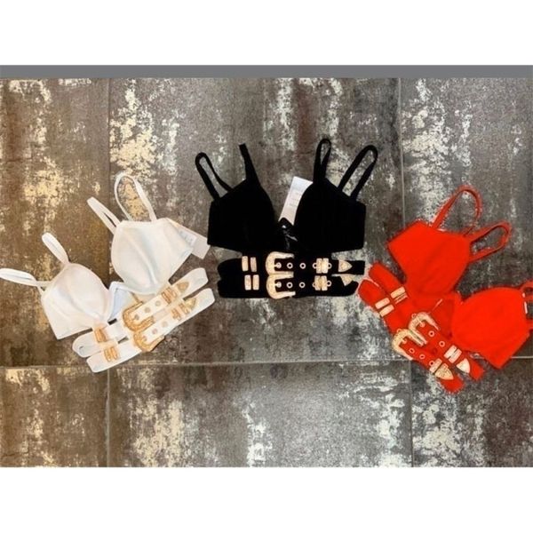 

celebrity black red white sleeveless button short bandage bodycon wear 220318