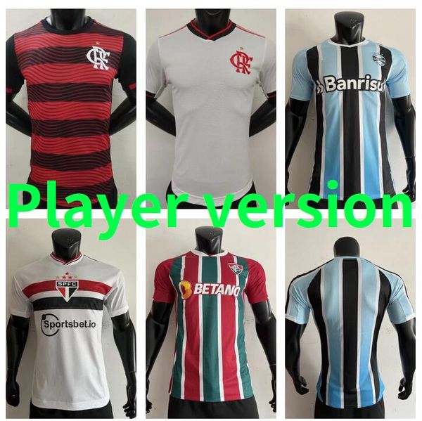 

player version cr 2022 2023 flamengo diego home soccer jerseys flamenco camisetas de fÃºtbol gabriel b. 22 23 pedro gerson football shirt gre, Black;yellow