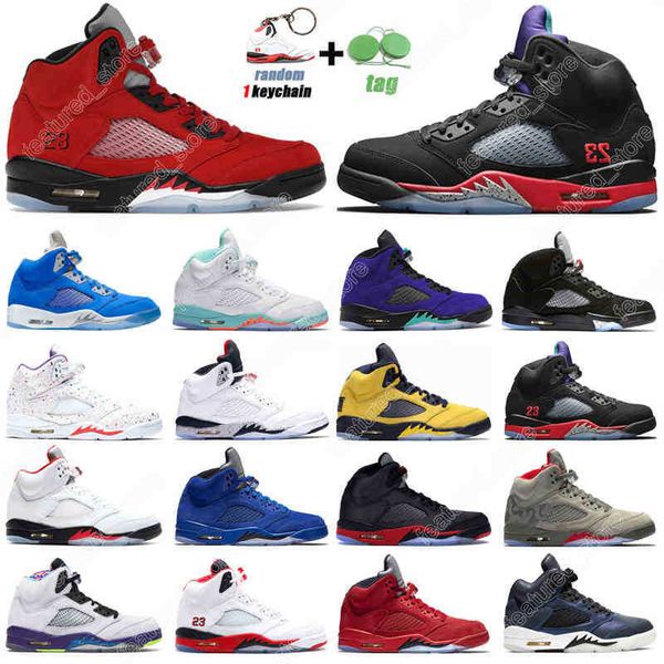 

r 5s raging red basketball shoes 5 blue bird hyper royal og black metallic alternate grape mens trainers outdoor sports