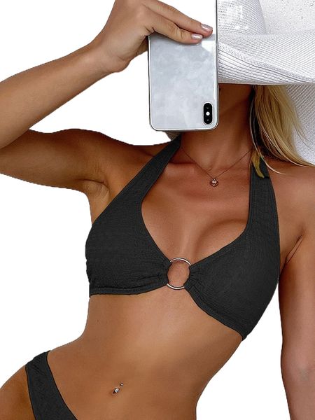 

ring linked bikini o9xq#, White;black