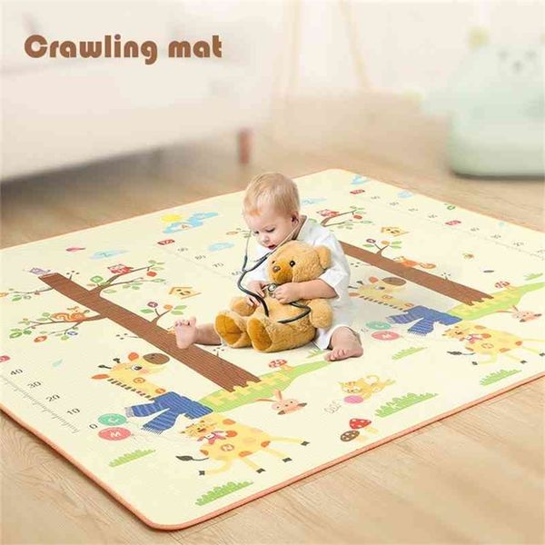 Playmat Baby Spielmatte Spielzeug für Kinder Matte Teppich Kinder Entwicklungsmatte Gummi Eva Schaum Spiel Puzzles Schaum Teppiche Drop 210402