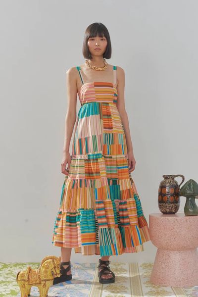 

australian fashion color contrast patchwork bandage dress, Black;gray