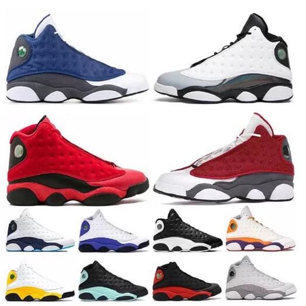 

13 basketball shoes shoe 13s men sneakers del sol red flint obsidian powder blue black hyper royal og chicago lucky green mens sport trainer