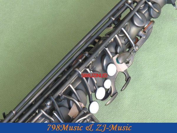 

new professional antique eb alto saxophone high f# with case