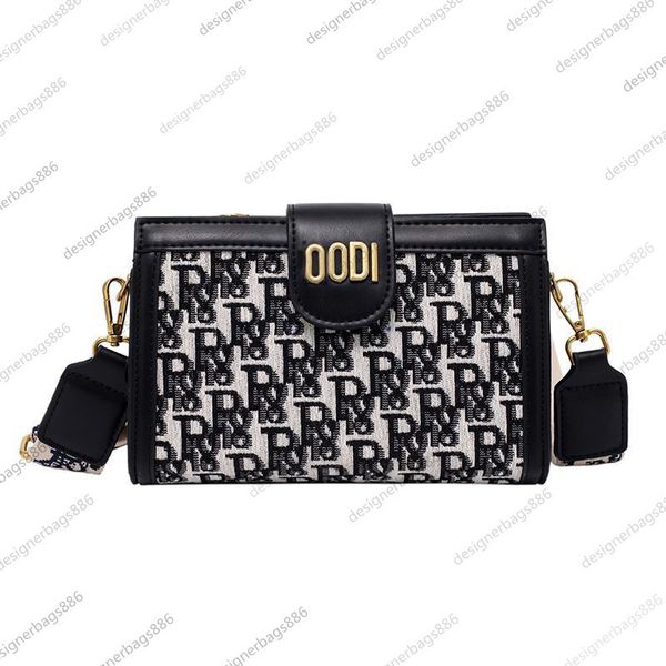 

evening bags luxurious clutch women designer bags with logo 2022 fashion purse versatile ins canvas flip single shoulder messenger wallet ba