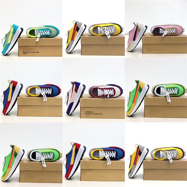 

infants toddlers kids shoes sacaily x ldv waffle pack running shoes pine yellow green gusto sc cool grey or childrens girls youth325f, Black