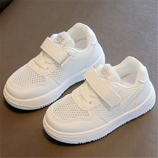 

fashion kids sport shoes summer children boys girls casual running mesh breathable shoes child outdoor athletic sneakers, Black