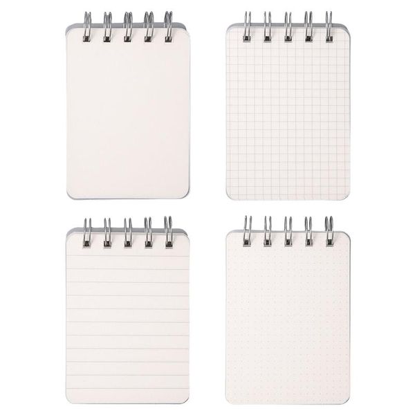 Blocchi note Blocco note tascabile smerigliato Planner Mini taccuino a spirale per donna Uomo Impiegato Blocchi note