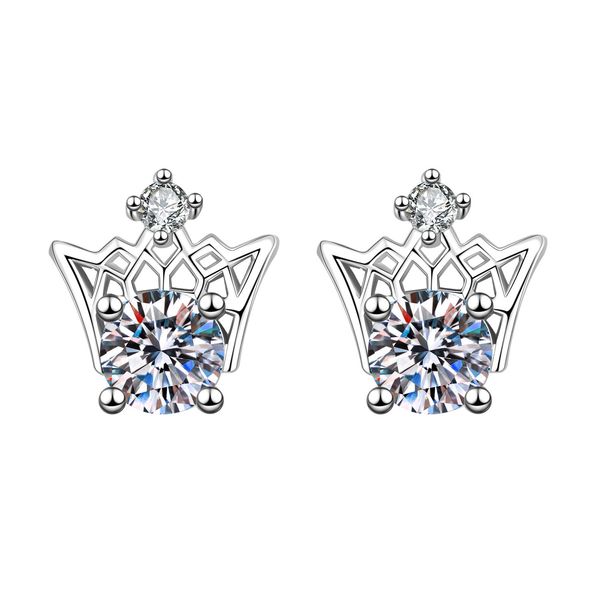 

goddess crown zircon earrings charms female, Golden