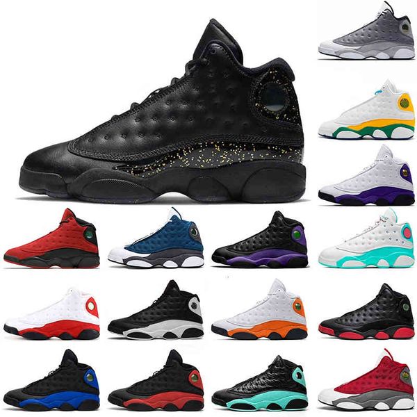 

men women lucky green jumpman 13 13s basketball shoes court purple red flint gold glitter hyper royal sneakers reverse bred starfish, White;red