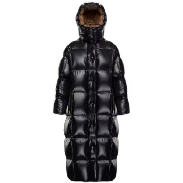 

women's winter oversized parnaiba down coat black hooded quilted puffer jacket
