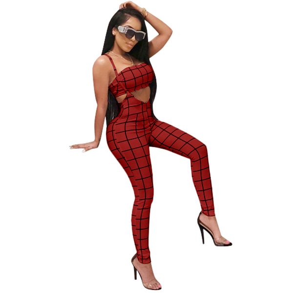 Tute eleganti Tuta da donna Bretelle verde neon Set da donna Plaid Set da due pezzi da donna Sexy Set di abbinamenti aderenti senza spalline