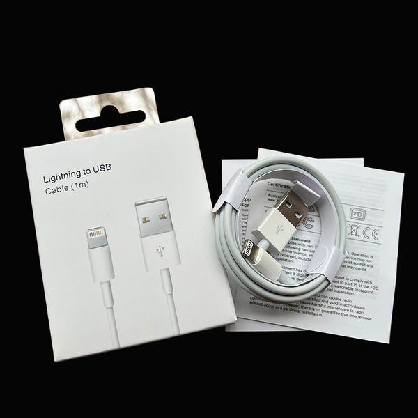 

7 generations cables for iphone 7 8 x xs usb data sync charge cable with package box