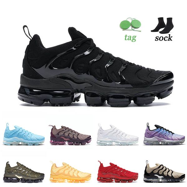 

classic triple black plus tn running shoes for men women university gold trainers sports shoe