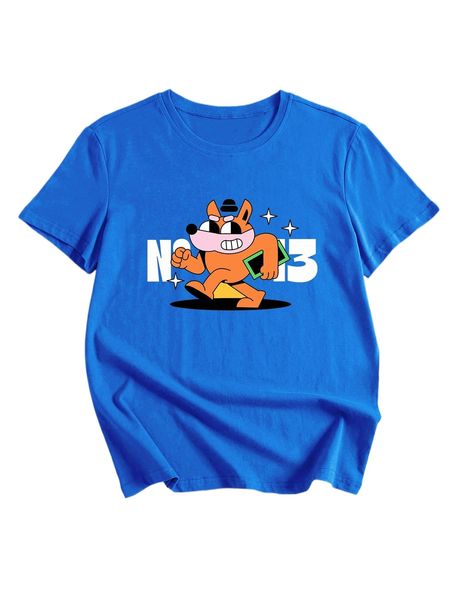 

romwe x antonay cartoon graphic tee 95m7#, White