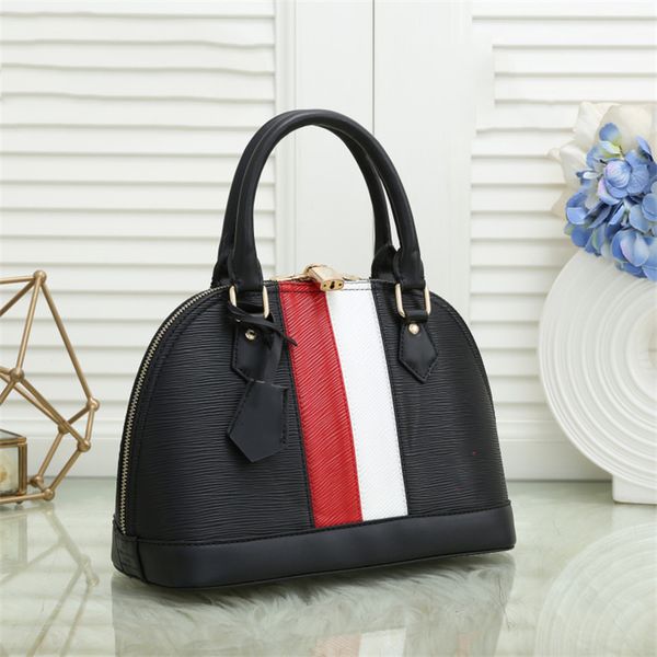

lvs purses luxurys designers bag women shoulder bags stitching color messenger bag leather handbag wallet purse crossbody tote with lock key