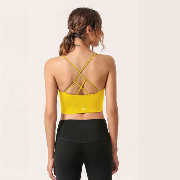 

lulu bras back yoga fitness vest women's sense of backless dance sports gathering fashion underwear w6cu, Red;black