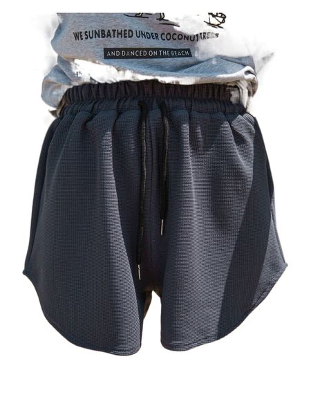 

dazy drawstring waist shorts q9vu#, White;black