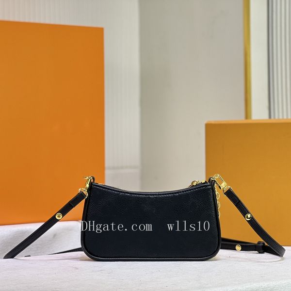 

designer handbag bag monograms embossed easy pouch strap women messenger water ripples tote pochette chain shoulder crossbody bags wallets h