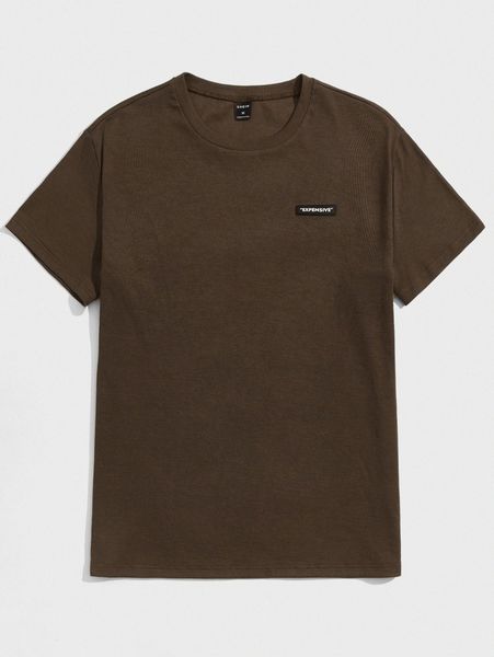 

men patched detail rib-knit s6jg#, White;black