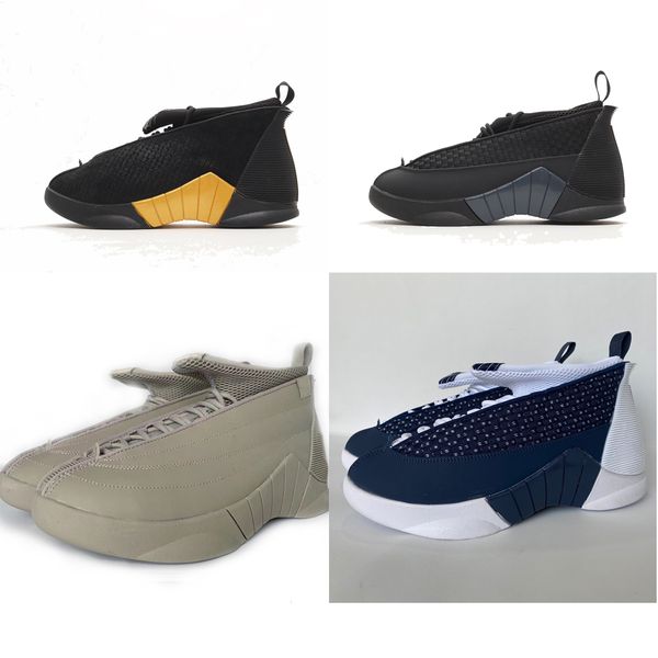 

retro mens jumpman 15s basketball shoes 15 xv doernbecher black gold grey stealth white obsidian blue lebron 19 sneakers tennis with box