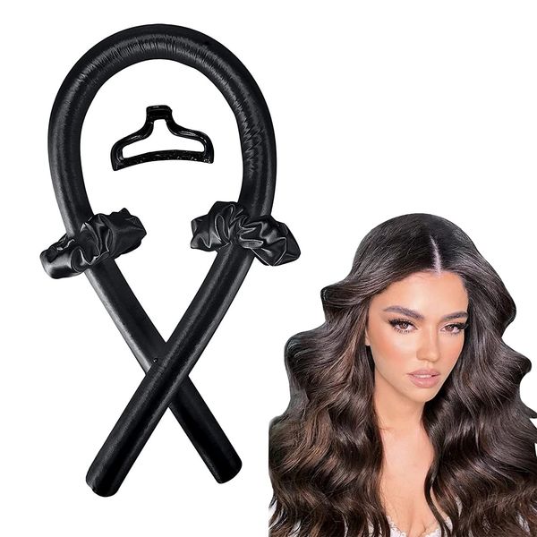 

hair rollers heatless curling rod headband hairs curlers sleeping soft curl bar wave formers diy styles tool