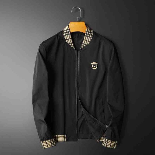 

spring 2022 new men's fashion casual et thin coat, Black;brown
