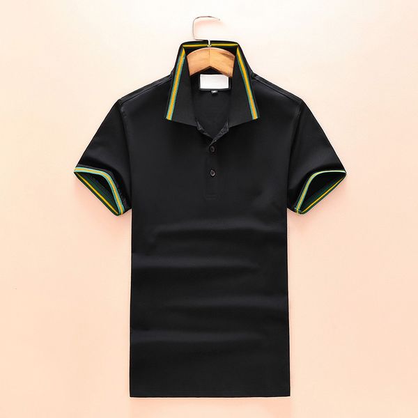 

luxury designers summer men's polos t shirt jackets fashion casual man jacket high end spring short sleeve tshirts sweatshirt pullover, White;black