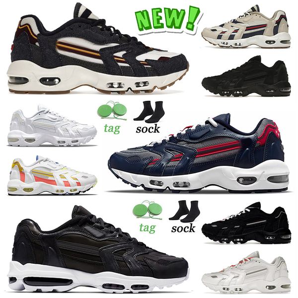 

sports 96s running shoes 96 og sneakers mens women blackened blue midnight navy triple black white beach magic ember pure platinum outdoor t
