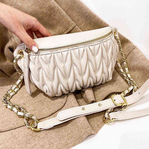 

waist bags moda feminina sacos saco cintura couro do plutÃ´nio crossbody bolsa de viagem 220419
