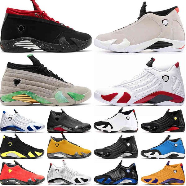 5A S scarpe da basket di alta qualità 14s jumpman 14 Fortune zucchero filato desert sand Hyper Royal Red Lipstick Last Shot Varsity uomo scarpe da ginnastica sportive