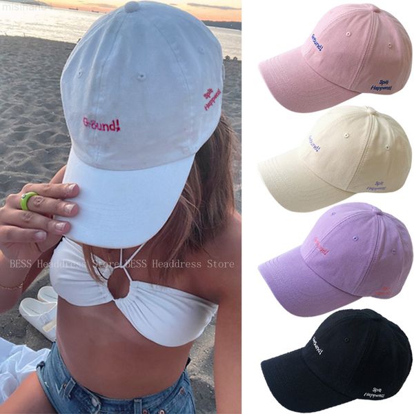 

2022 new outdoor sport baseball cap spring summer fashion letters embroidered adjustable men women caps fashion hip hop sun hat y220716, Blue;gray
