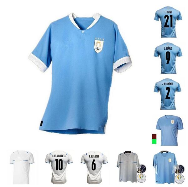 

2022 2023 uruguay suarez de arrascaeta soccer jerseys 22 23 r araujo home away bentancur e.cavani d.godin d.nunez m gomez gimenez national t, Black
