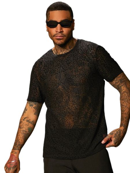 

men allover print tee h4ea#, White;black