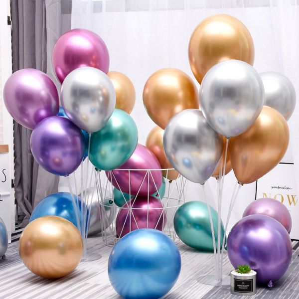 12 -дюймовый декорирование по случаю дня рождения воздушный шар сгущайте сплошные цвета латексные воздушные шары TH0152