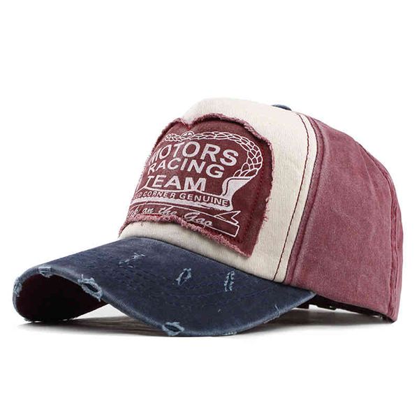 

hats korean classic patchwork color matching baseball cap coating mot fashion outdoor sunshade washing pure cotton, Blue;gray