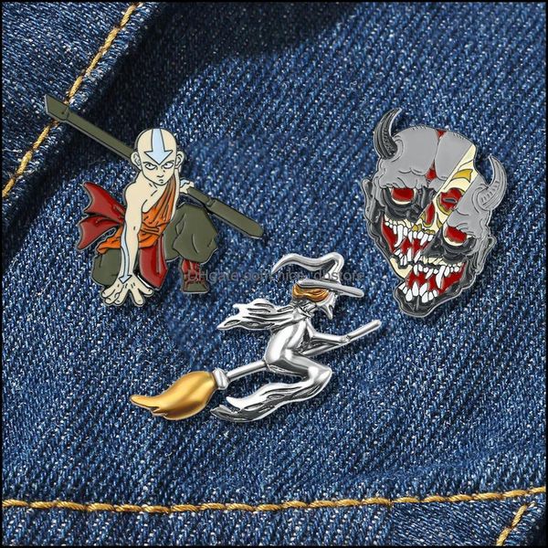

pinsbrooches jewelry collection avatar enamel pins and brooches for woman fashion lapel pin clothes backpack bags badge gi dhg9o, Gray