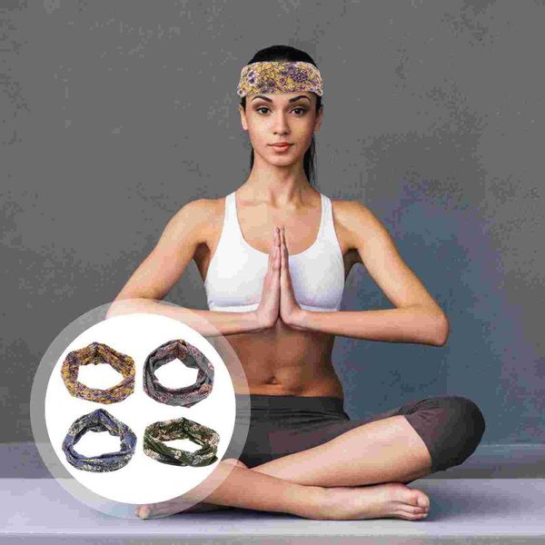 Bandane Fascia per capelli Avvolgere la testa Fasce Trucco per capelli Spacross Fascia per il lavaggio Fascia per il lavaggio Yoga Turbante Doccia Viso Sport CosmeticiBandane