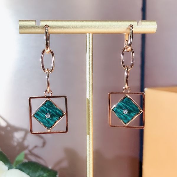 

stud earrings long drape earrings geometric crystal rhinestones wedding jewelry accessories, Golden;silver