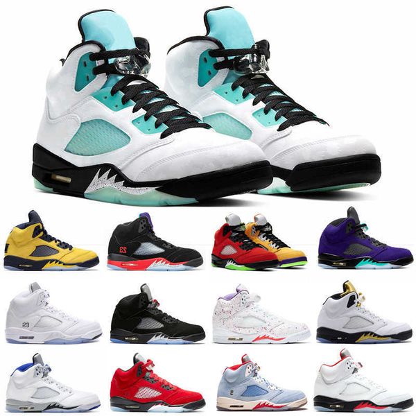 

5s men basketball shoes 5 raging bull suede red oregon ducks bluebird wings anthracite stealth pink foam mens classic trainers sports, Black