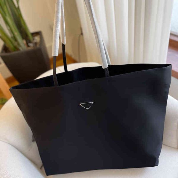 

shoulder bag shoppers tote bucket bags women designer handbags fashion high capacity shopping shoulderbag handbag classic triangle purses 04