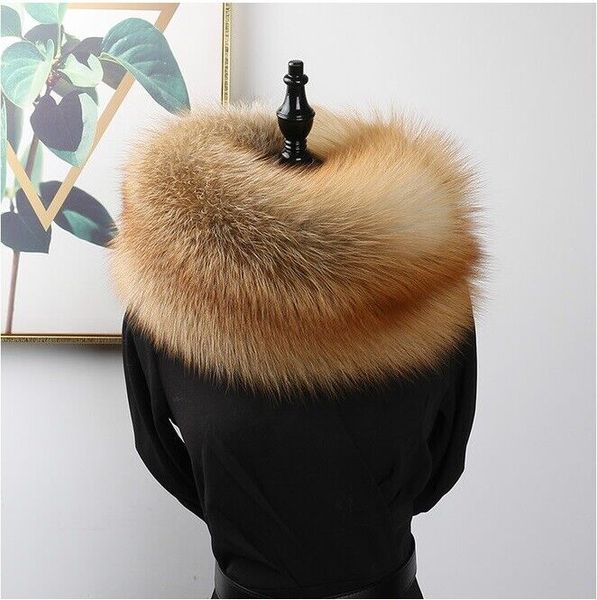 

women real whole fox fur scarf collar shawls double layer fur neckerchief party, Blue;gray