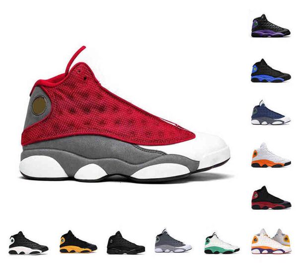 

2021 men women 13 basketball shoes gym red flint grey starfish white lucky green 13s sneakers chicago he got game atmosphere playground