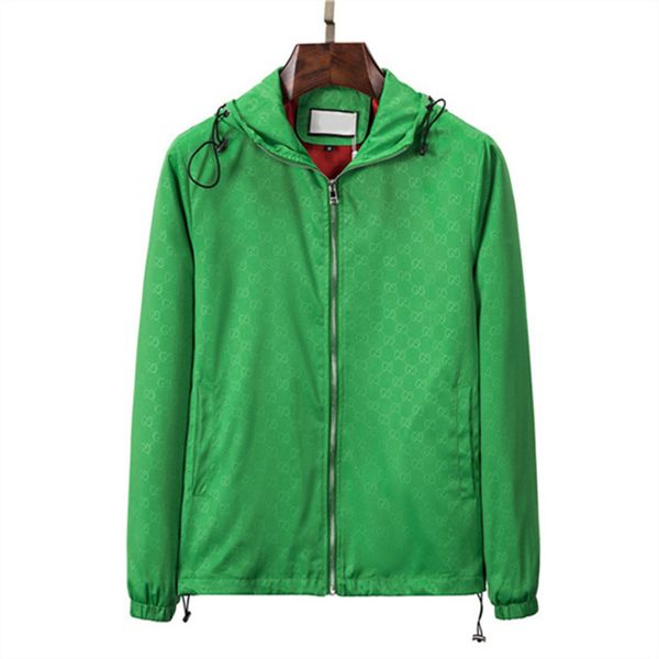 

men's designer jacket stripe printed zipper fashion autumn winter men and women clothes coats 106, Black;brown