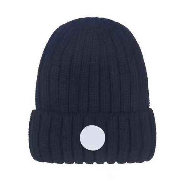 

classic letter knitted beanie caps for mens womens autumn winter warm thick wool embroidery cold hat couple fashion street hats, Blue;gray