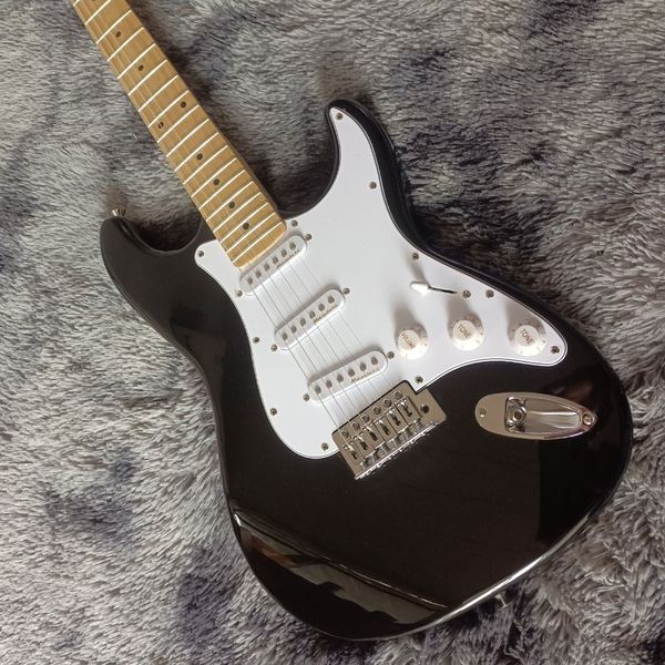 

new electric guitar shiny black maple head 22 products factory customization
