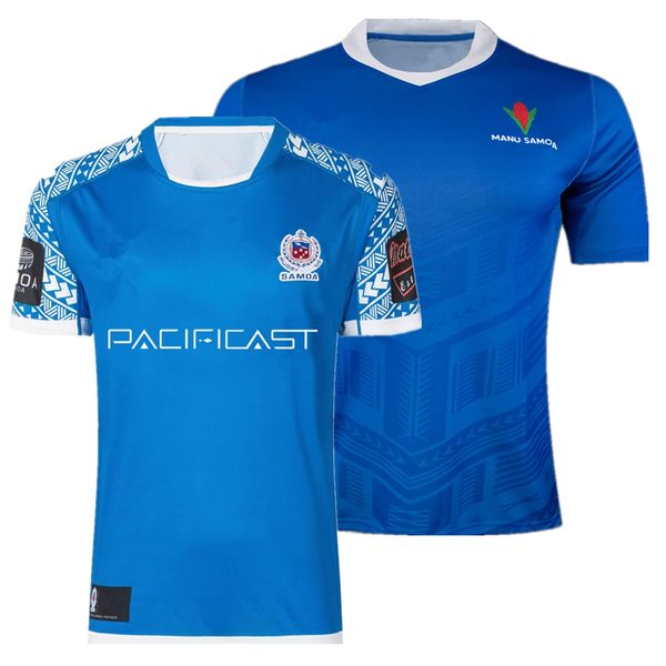 

2022 2023 samoa test home rugby jersey fans tees t-shirt samoa rugby shirt, Black