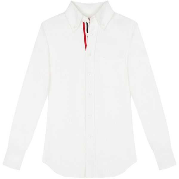 

2022 summer new temperament shirt collar workplace ol fashion white long sleeve shirt